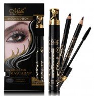 Тушь для ресниц M.n me now generation 2 Extreme Curl Mascara, 4 мл + 2 карандаша для глаз